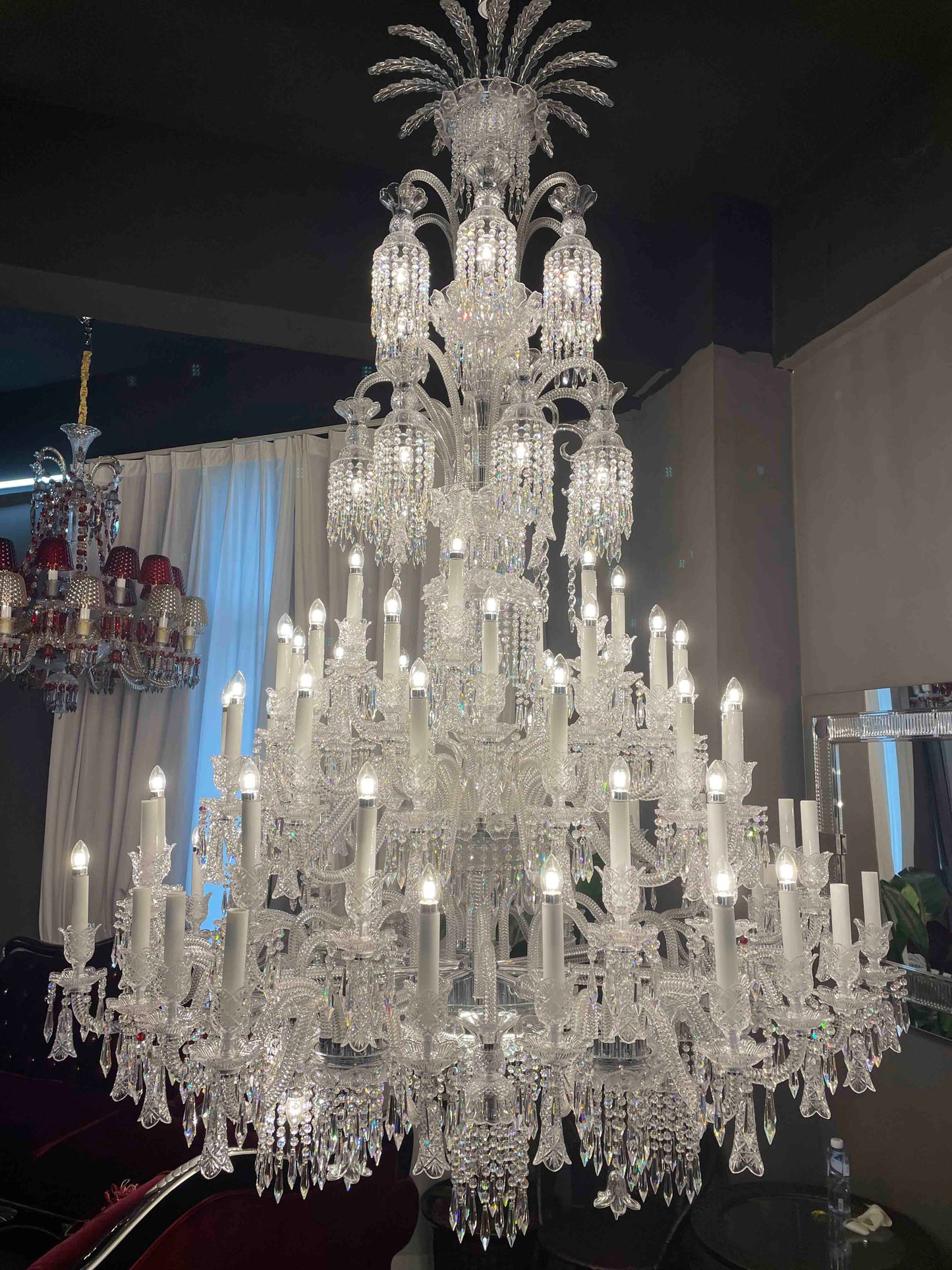 Opulent Classic Candle Crystal Grand Chandelier chandeliers for dining room,chandeliers for stairways,chandeliers for foyer,chandeliers for bedrooms,chandeliers for kitchen,chandeliers for living room Kevinstudiolives   