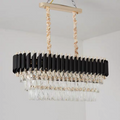 Modern Luxury Multi-Tier Oval/Round Crystal Tiered Chandelier-MEET LIGHTING