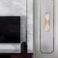 Melange Elongated Modern Alabaster Linear Wall Sconce