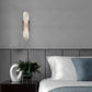 Melange Elongated Modern Alabaster Linear Wall Sconce