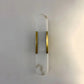 Melange Elongated Modern Alabaster Linear Wall Sconce