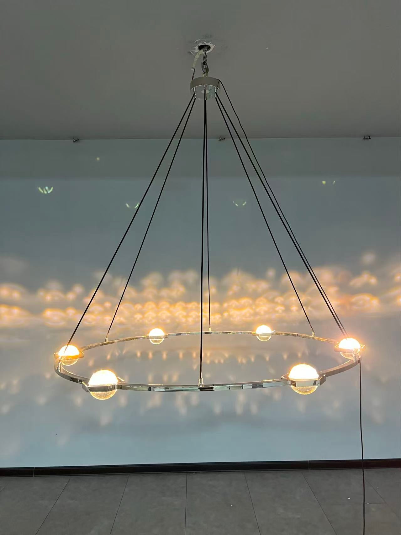 Eclatant 2-Tier Round Chandelier 60"