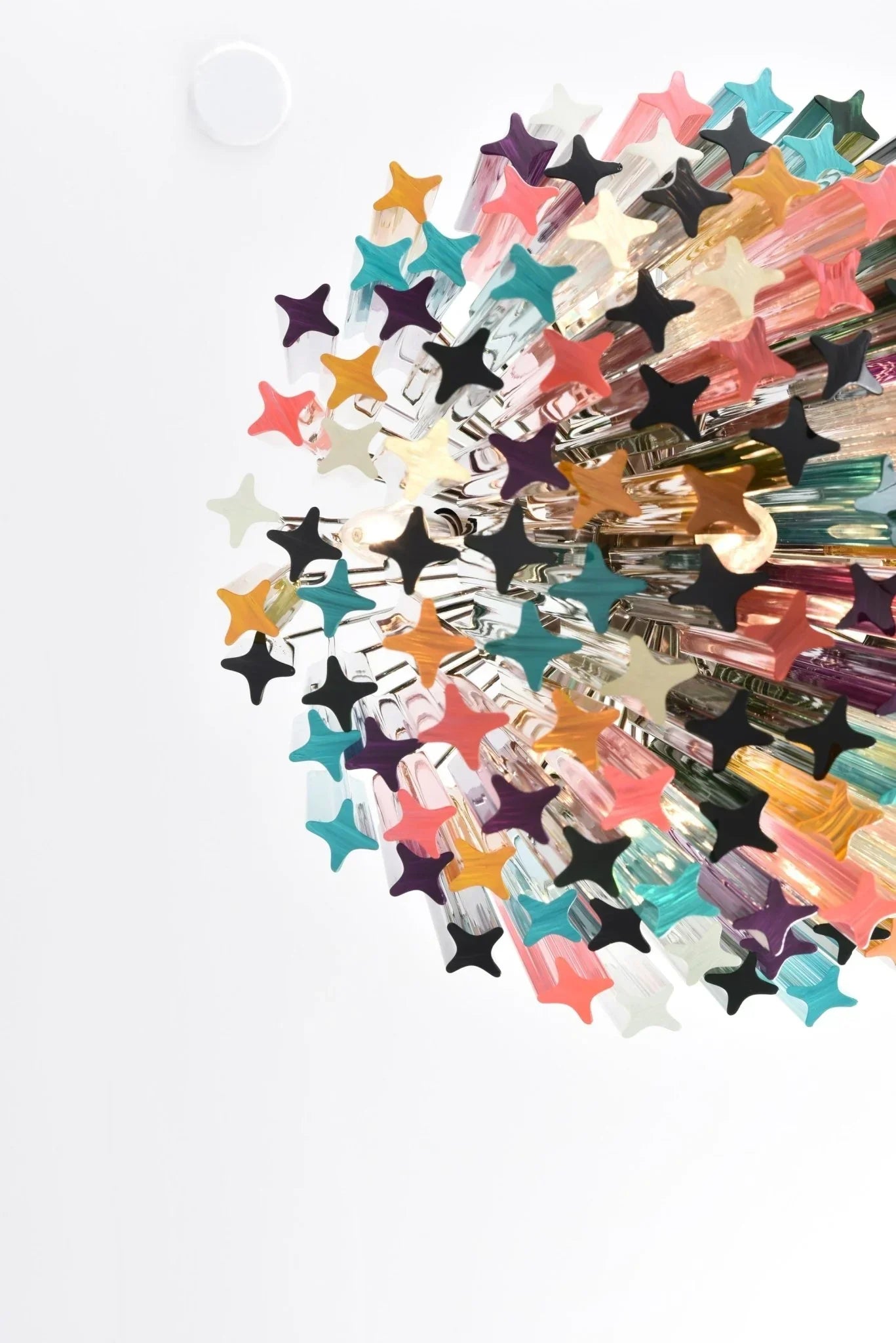 Prismatic Murano Colorful Chandelier