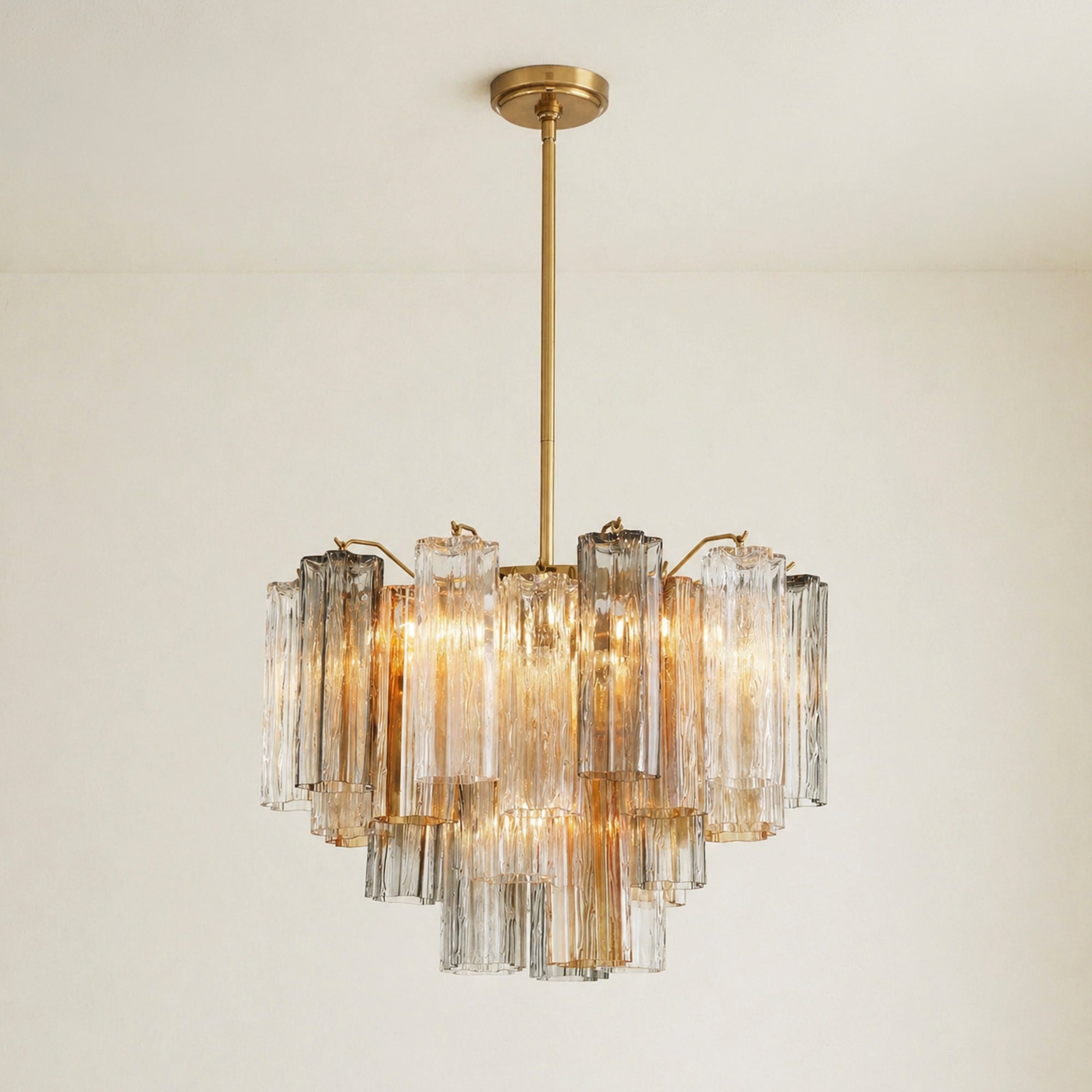 Addis Glass Chandelier by Meetlighting
