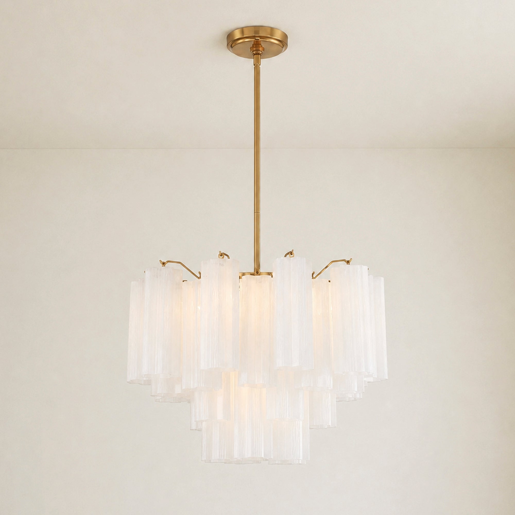 Addis Glass Chandelier by Meetlighting