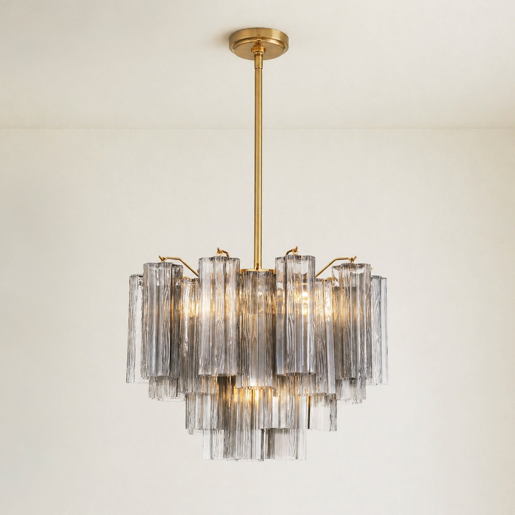 Addis Glass Chandelier by Meetlighting