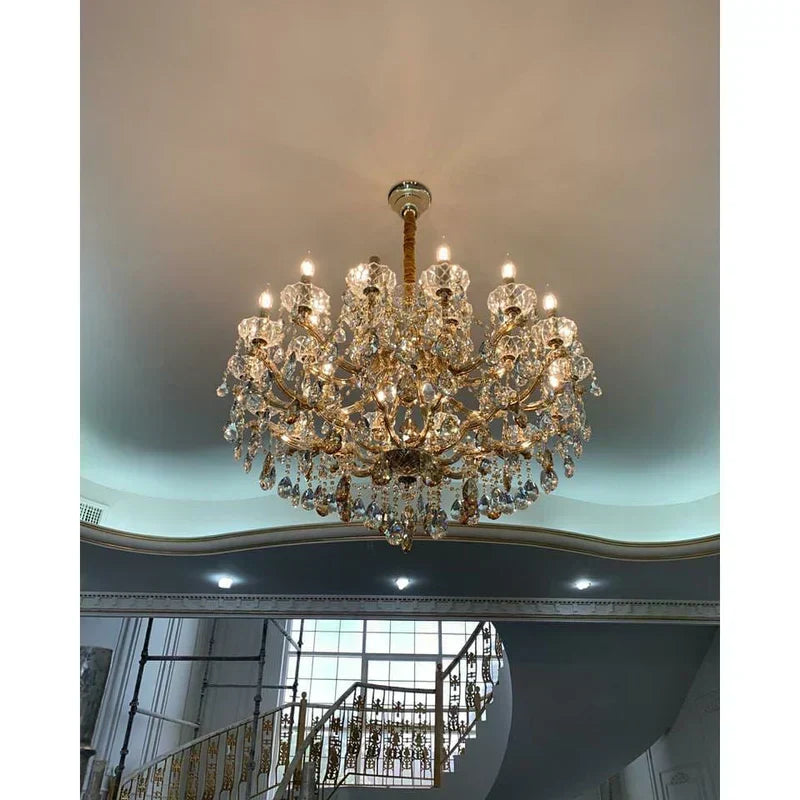 Allumage Extra Wide Classic Crystal Chandelier - Meetlighting