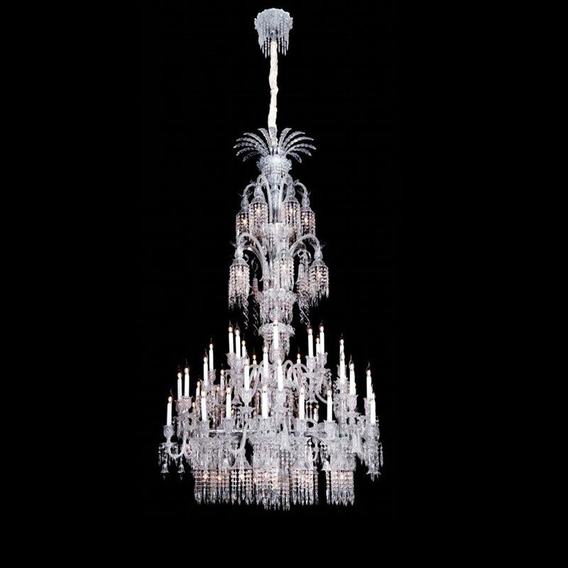 Opulent Classic Candle Crystal Grand Chandelier chandeliers for dining room,chandeliers for stairways,chandeliers for foyer,chandeliers for bedrooms,chandeliers for kitchen,chandeliers for living room Kevinstudiolives 73 Lights 59" W x 82.68" H  