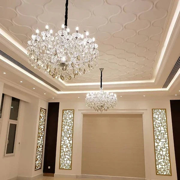 Allumage Extra Wide Classic Crystal Chandelier - Meetlighting
