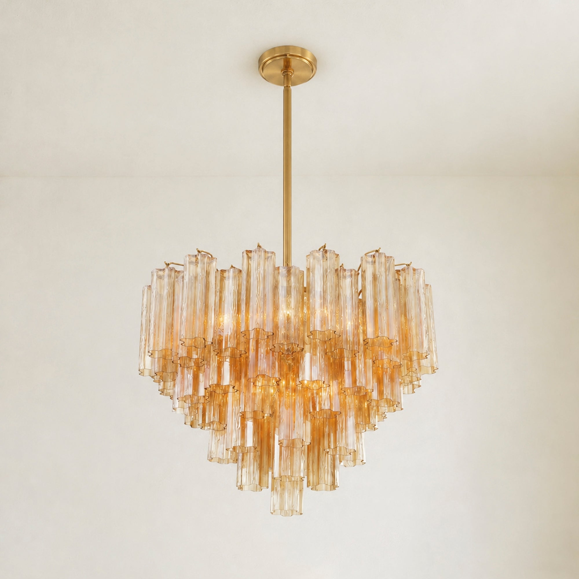 Addis Glass Chandelier by Meetlighting