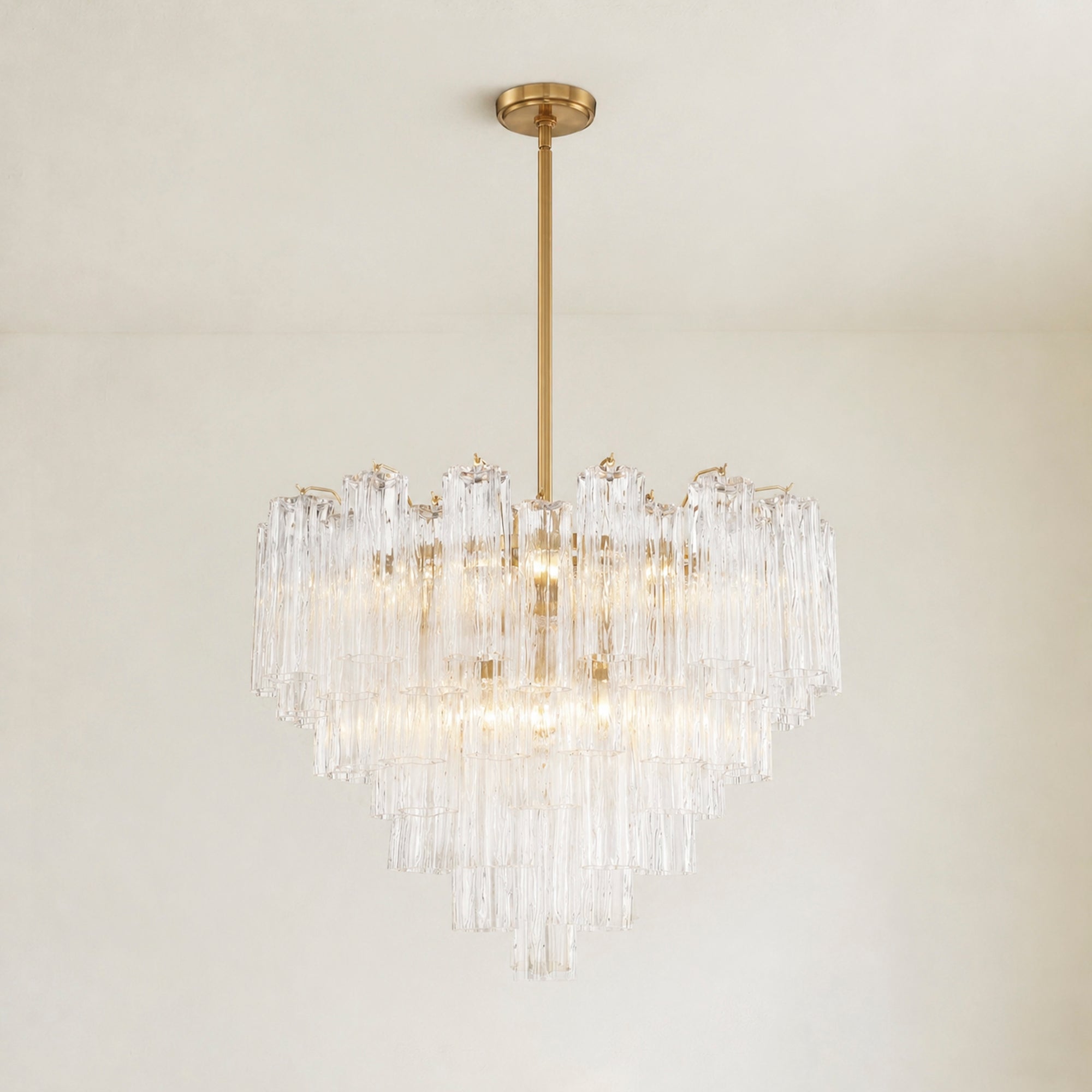 Addis Glass Chandelier by Meetlighting