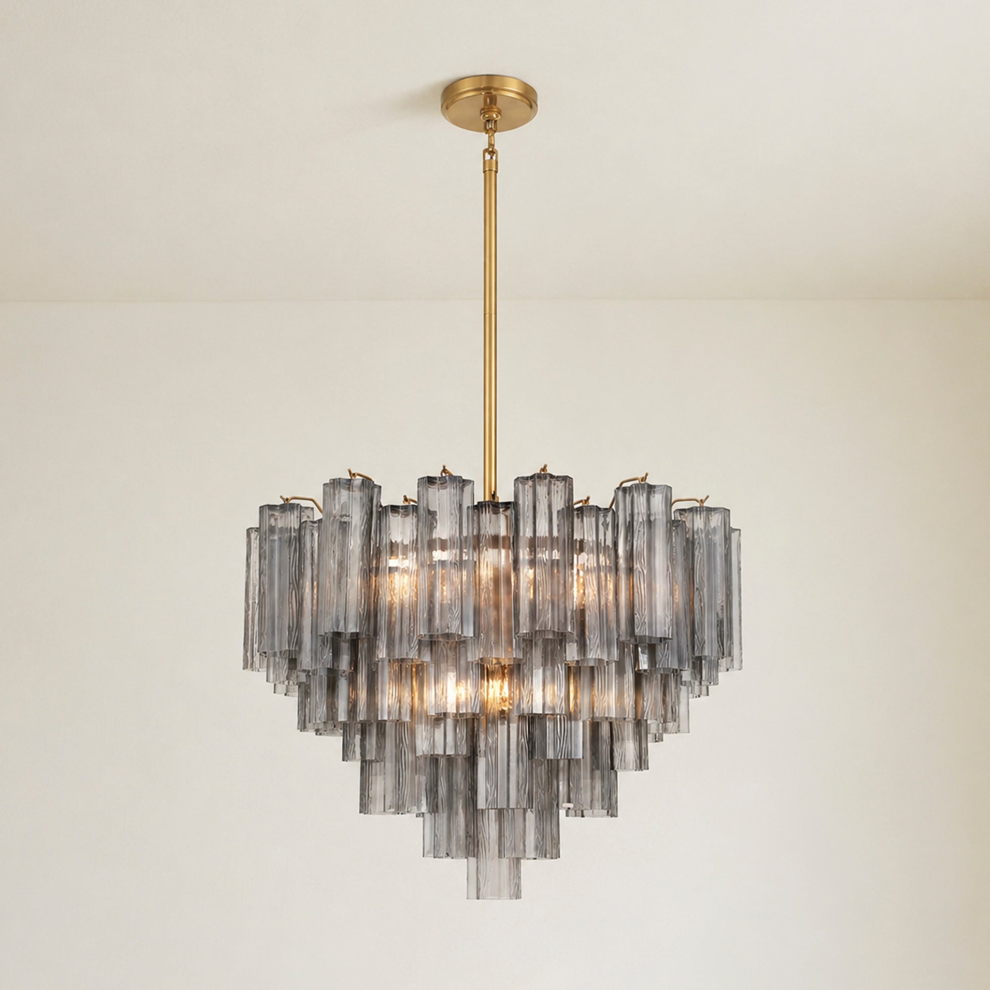 Addis Glass Chandelier by Meetlighting