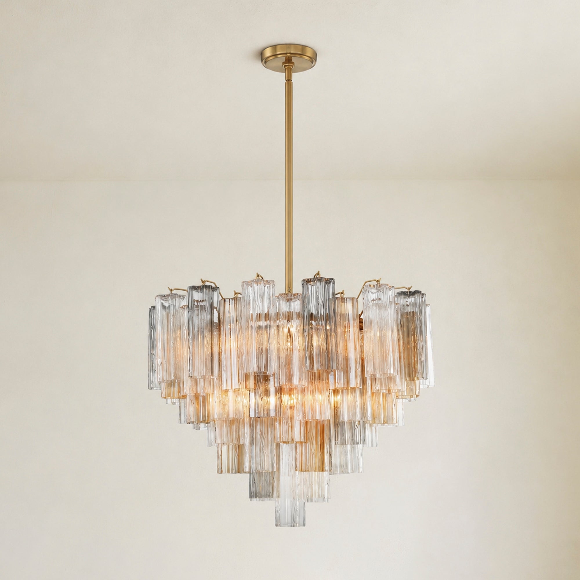 Addis Glass Chandelier by Meetlighting