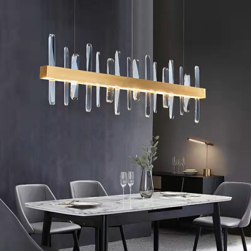 Crystal Chandelier For Dining Room Unique Style Crystal Pendant Light-MEET LIGHTING