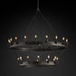 Camino Vintage Candelabra 2-Tier Round Chandelier