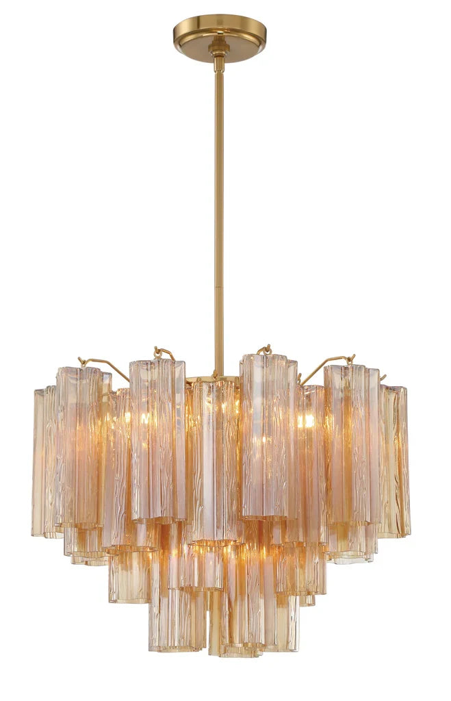 Addis Glass Chandelier by Meetlighting