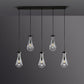 Modern Raindrop Rectangle Chandelier