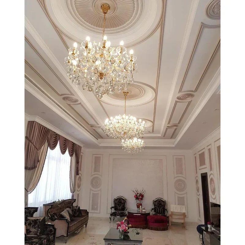 Allumage Extra Wide Classic Crystal Chandelier - Meetlighting