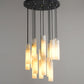 Alabaster Modern Cylindrical Chandelier