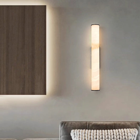 Alabaster Linear Wall Sconces Living Room