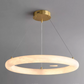 Spain Alabaster Brass Ring Pendant Lights