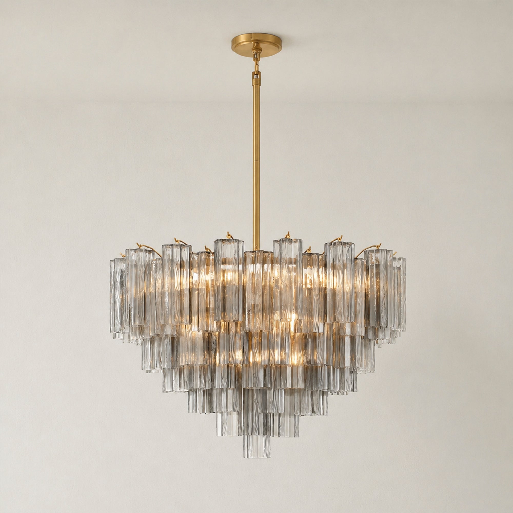 Addis Glass Chandelier by Meetlighting