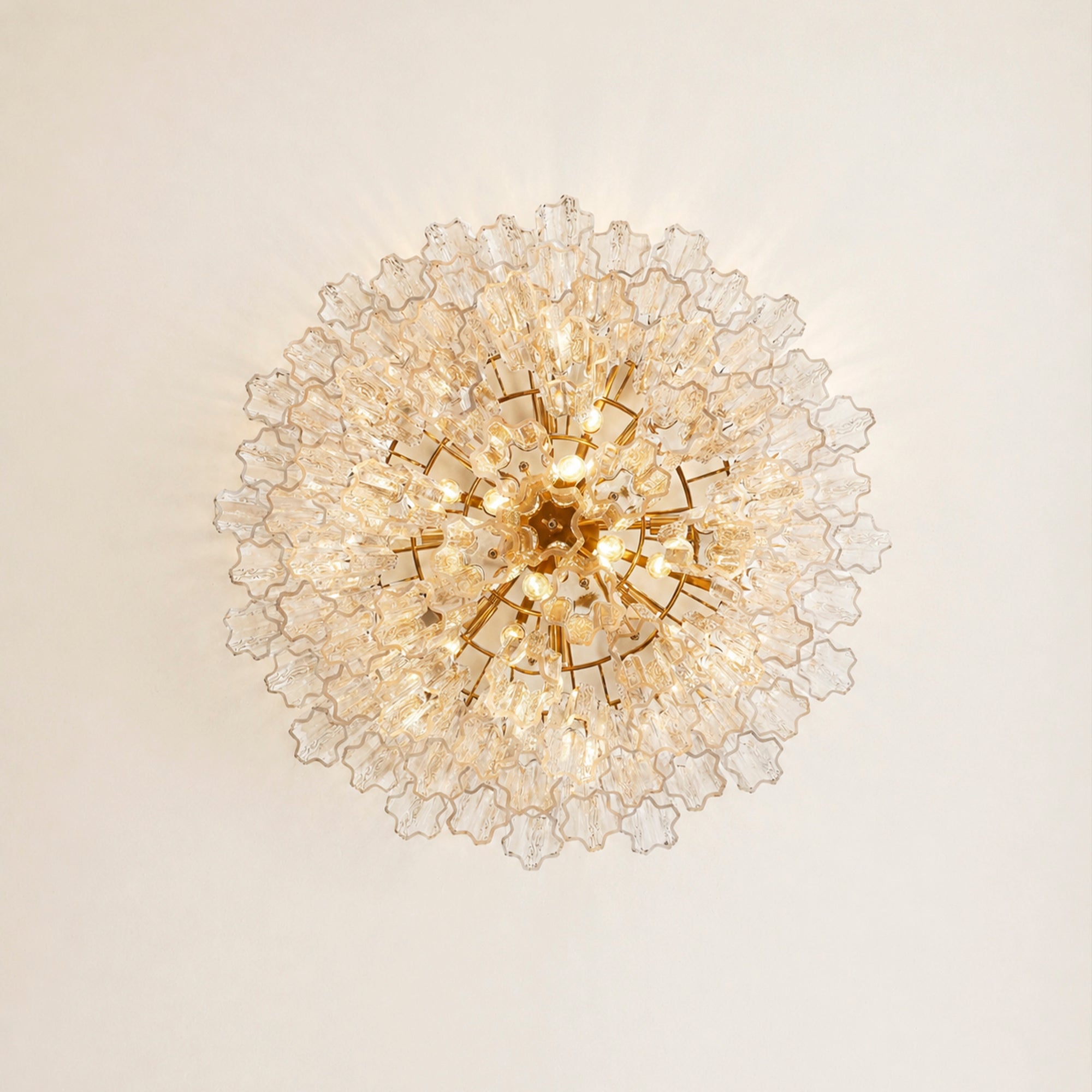 Addis Glass Chandelier by Meetlighting