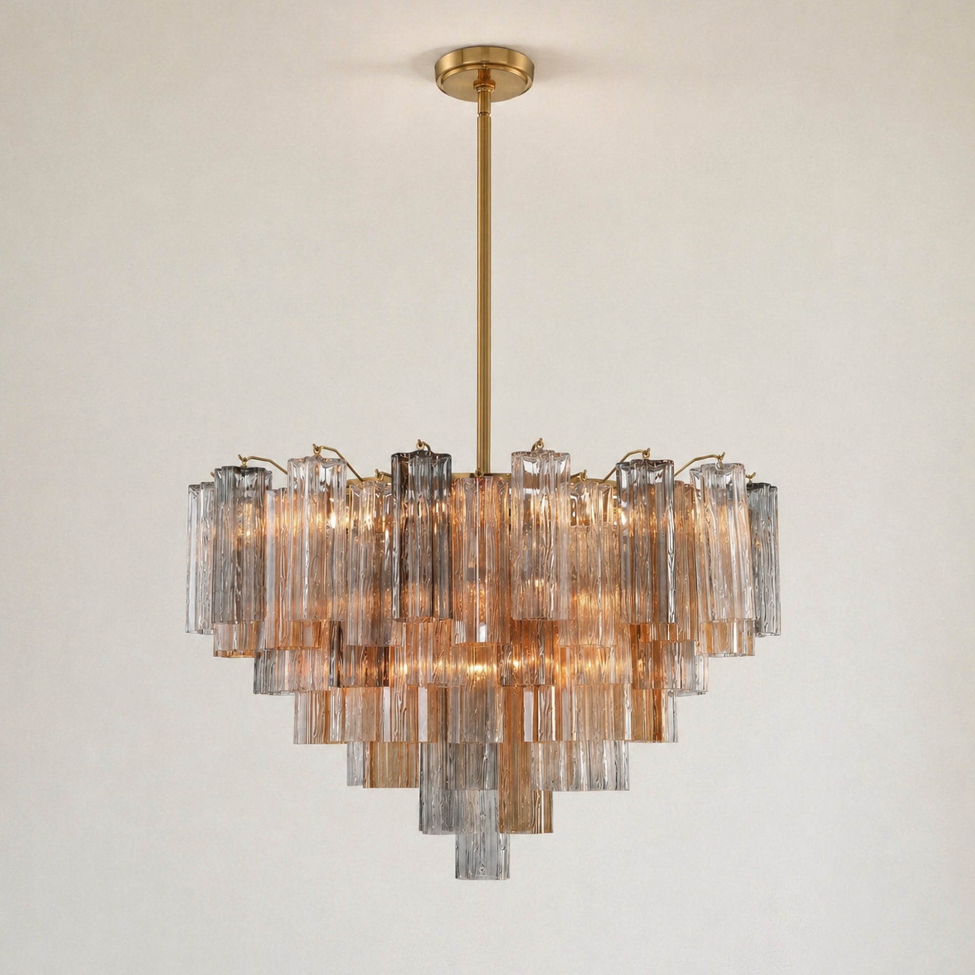 Addis Glass Chandelier by Meetlighting