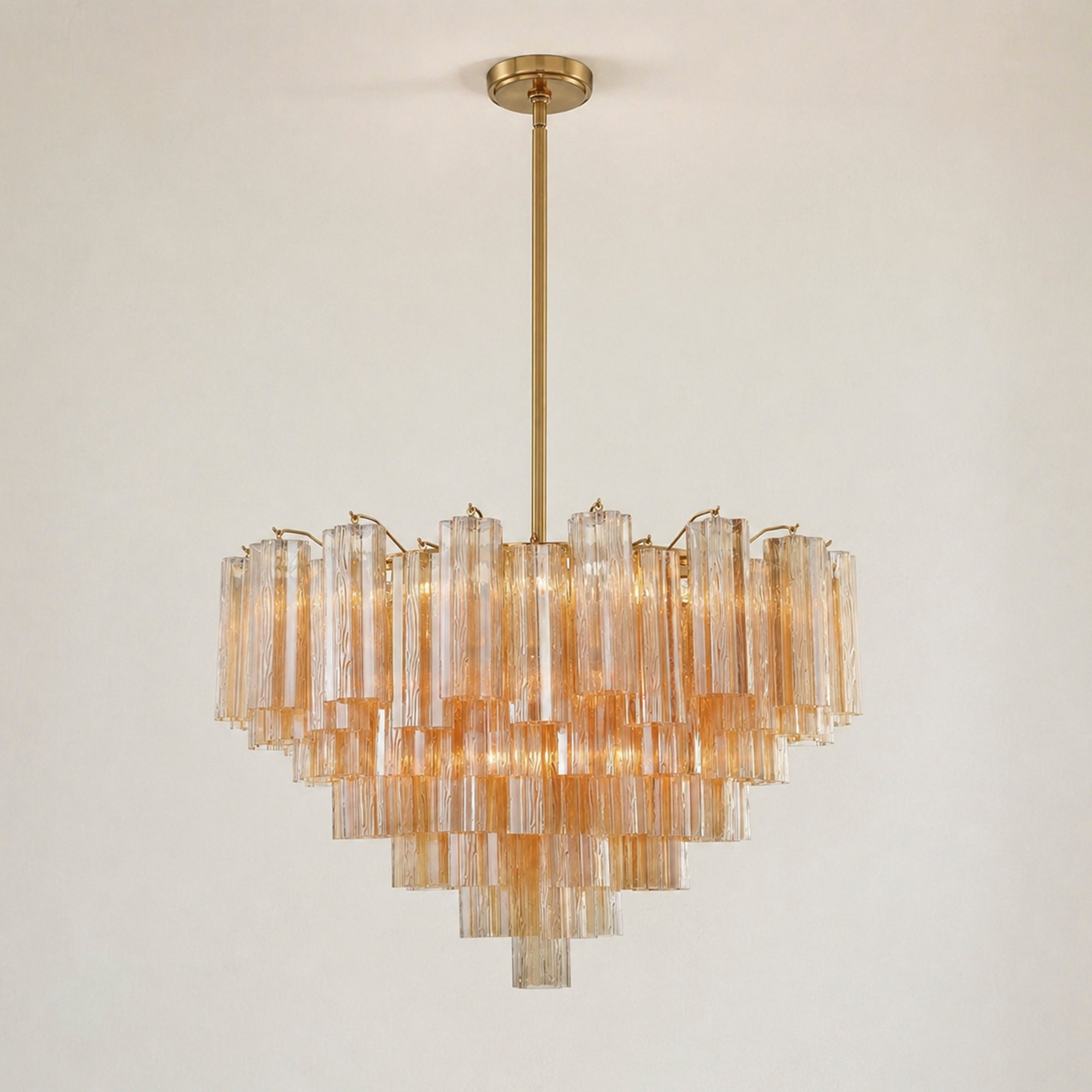 Addis Glass Chandelier by Meetlighting