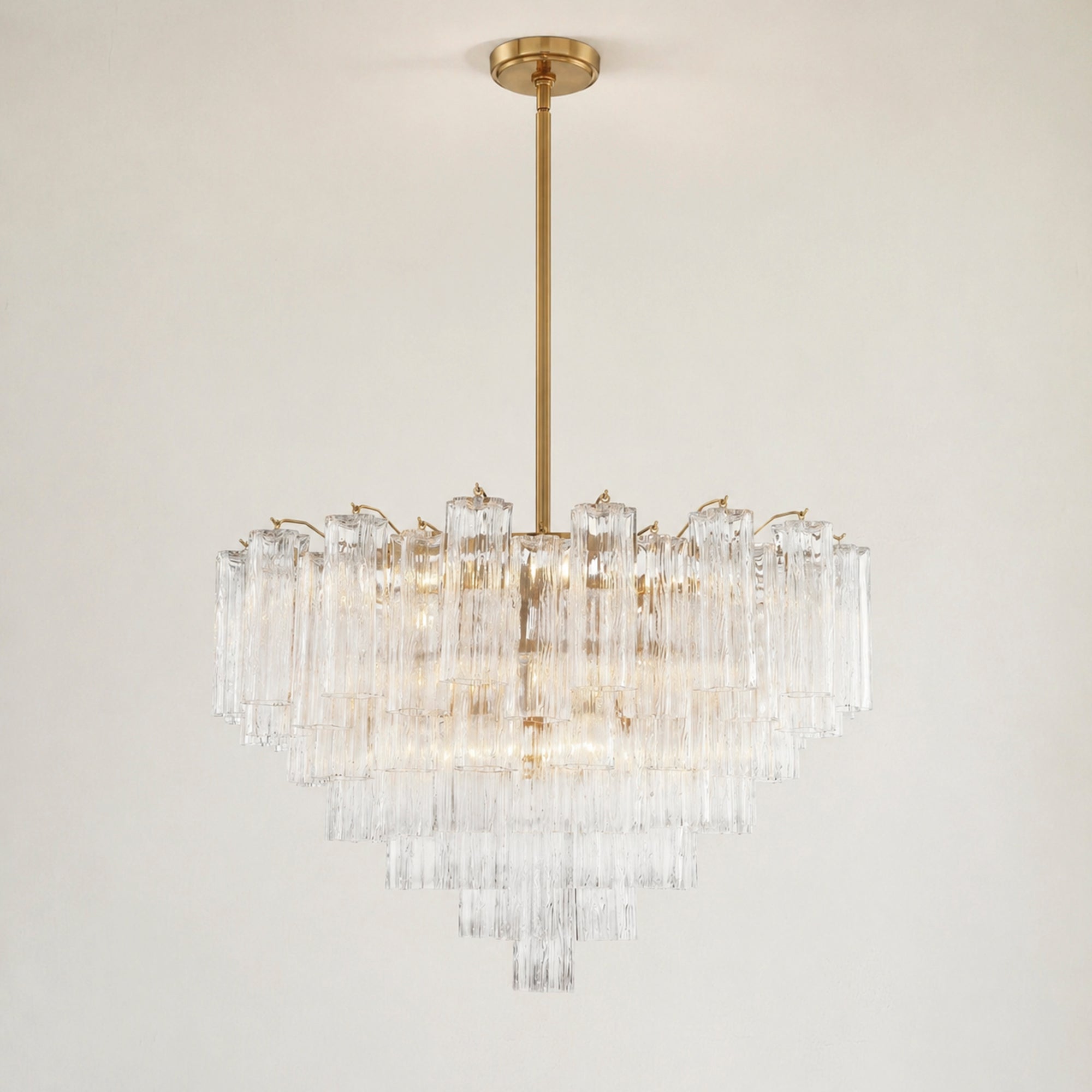 Addis Glass Chandelier by Meetlighting