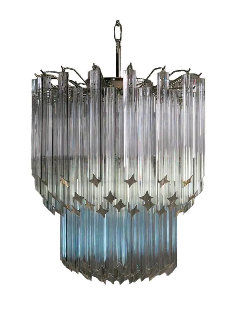 Murano Chandelier – 107 prisms – Transparent by Meetlighting