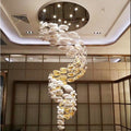 Modern Artistic Unique Golden Dragon Egg Chandelier for Staircase/ Sales Center/ Hotel-MEET LIGHTING