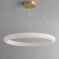 Spain Alabaster Brass Ring Pendant Lights