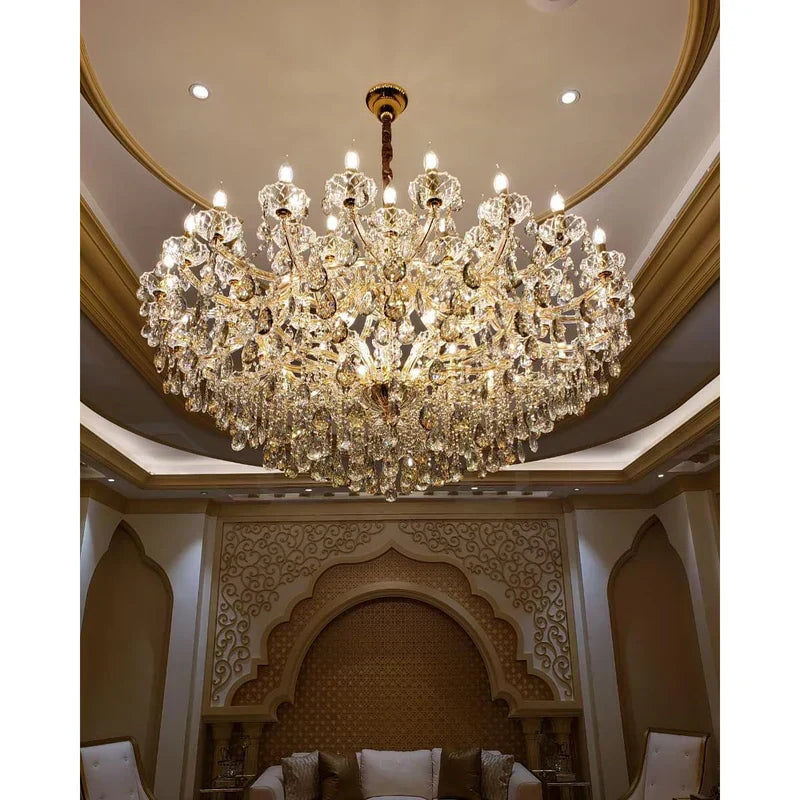 Allumage Extra Wide Classic Crystal Chandelier - Meetlighting