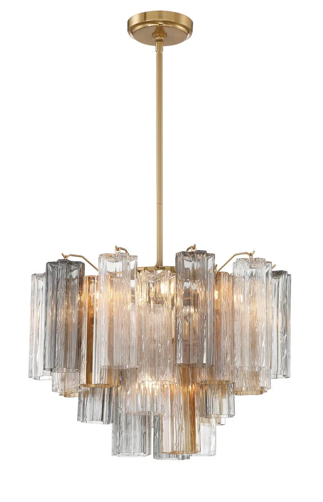 Addis Glass Chandelier by Meetlighting