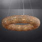 Halo Crystal Aperture Round Chandelier D41"