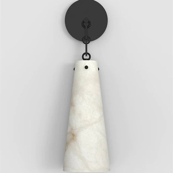 Luccas Contemporary Alabaster Wall Sconce