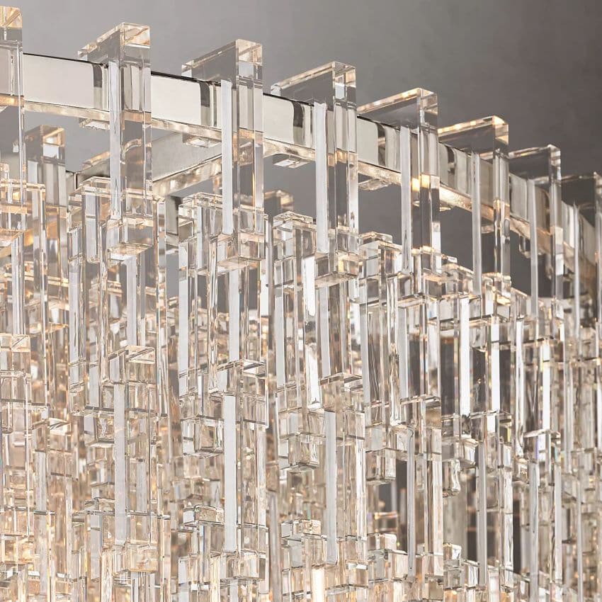 Mariogold Multi-Tier Crystal Chain Round Chandelier 60"