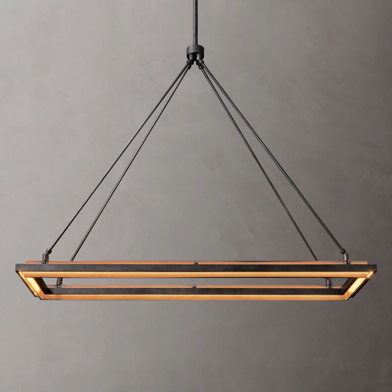 Perez Rectangular Chandelier 48"