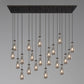 Modern Raindrop Rectangle Chandelier