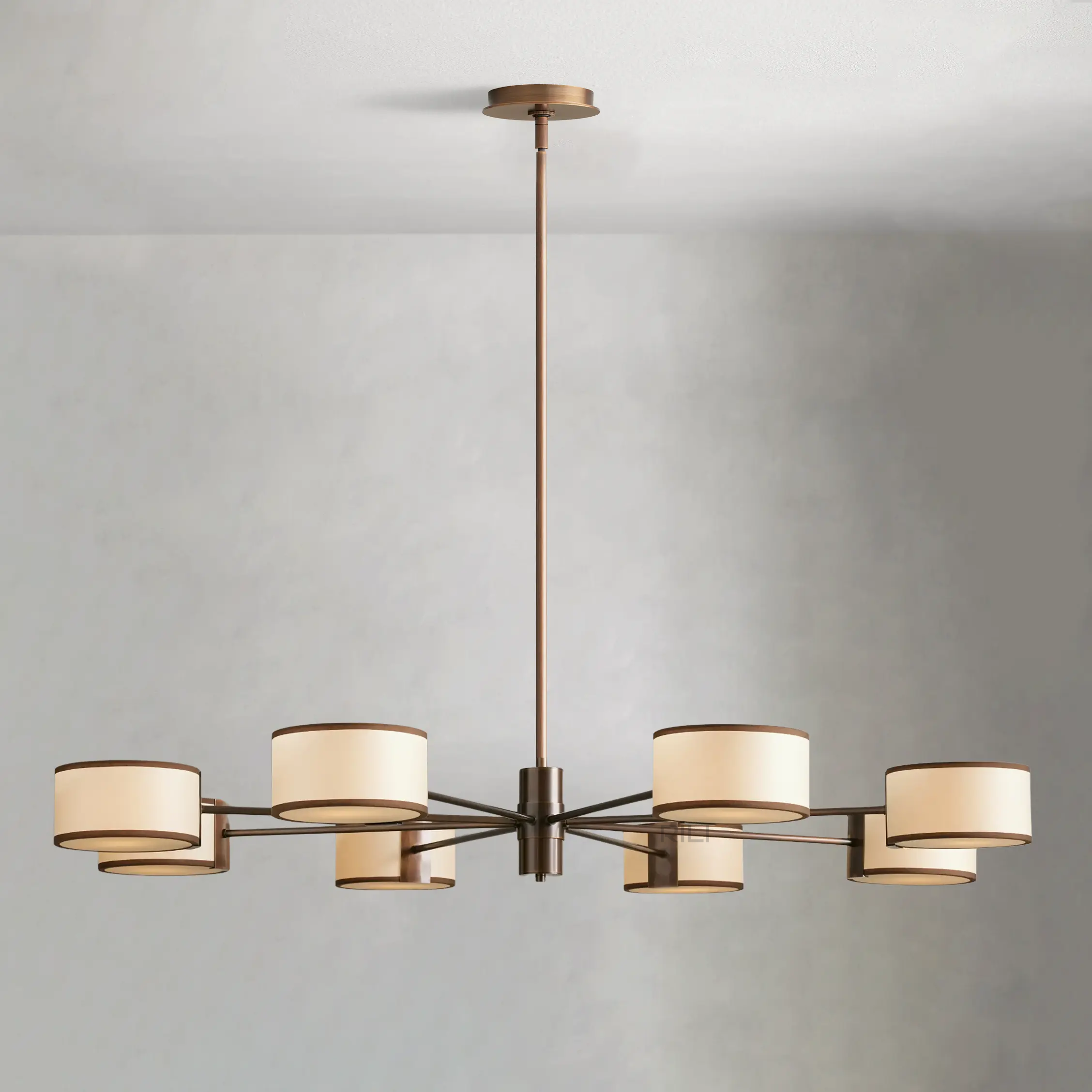 Daphne Fabric Round Chandelier