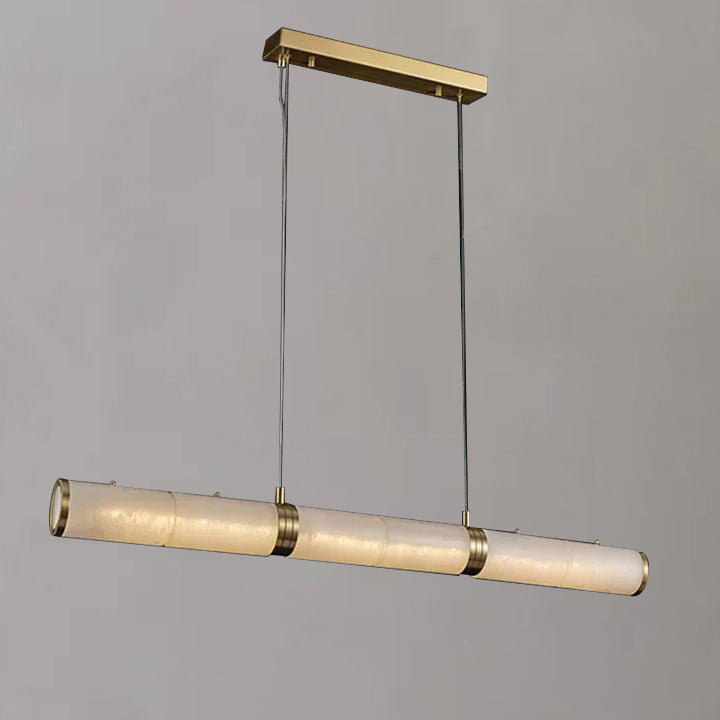 Alabaster Modern Linear Chandelier