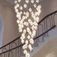 Grand Nordic Magnolia Blossom Ceramic Pendant Chandelier Chandeliers Kevinstudiolives   