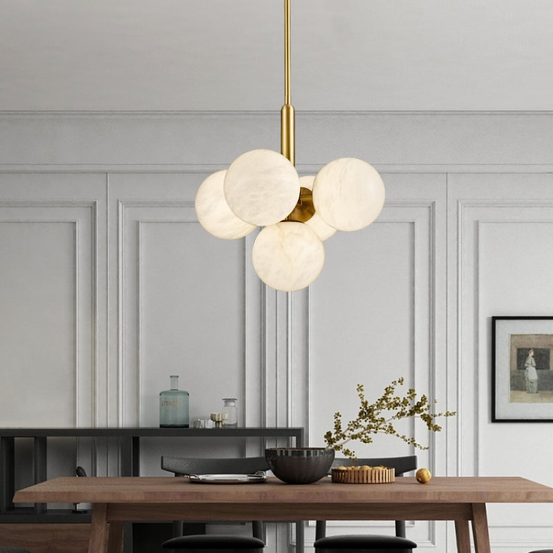 Alabaster Global Rod Cord Pendant Lighting