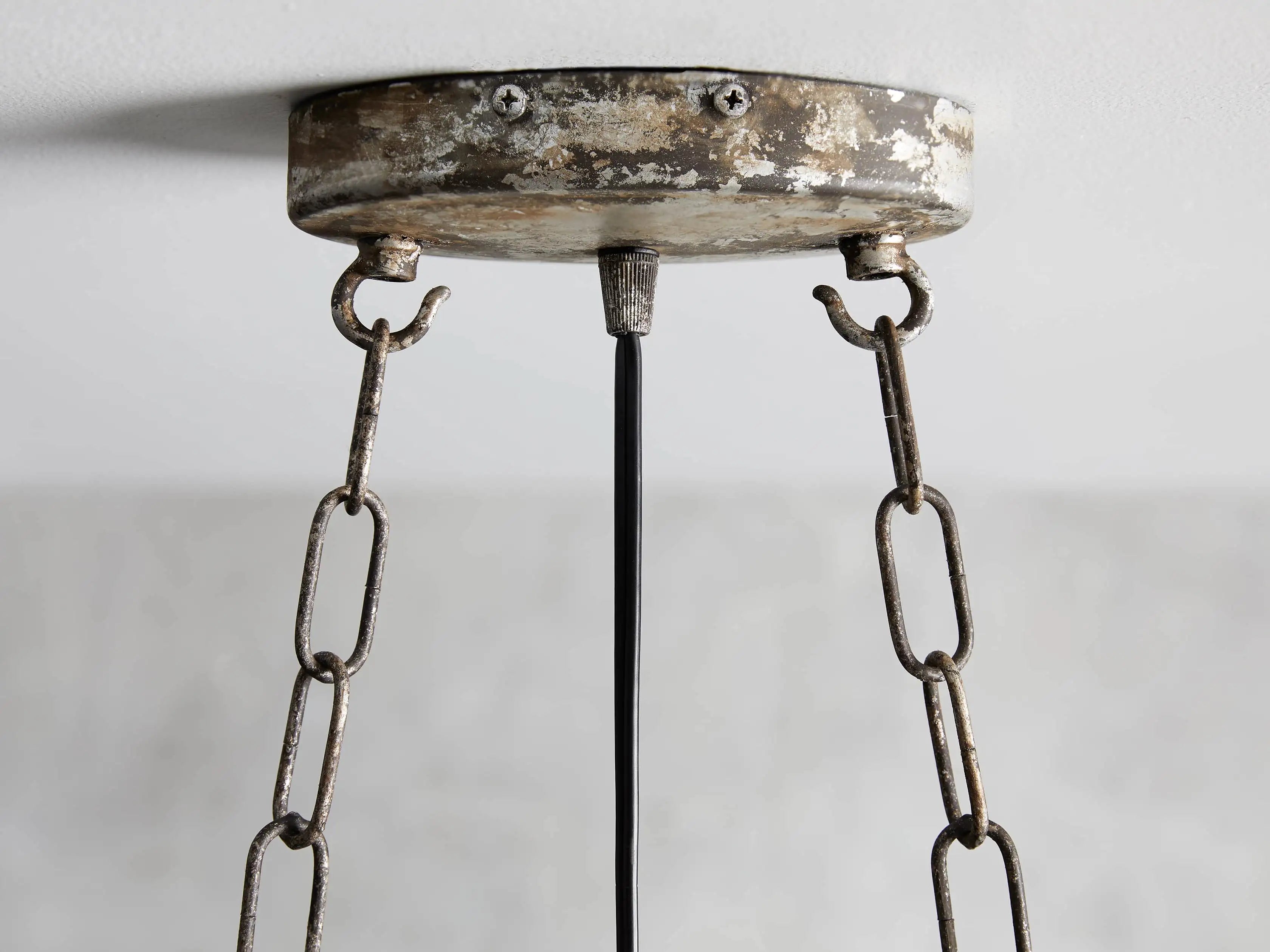 La Cage 50" Rectangular Chandelier in Silver by Meetlighting