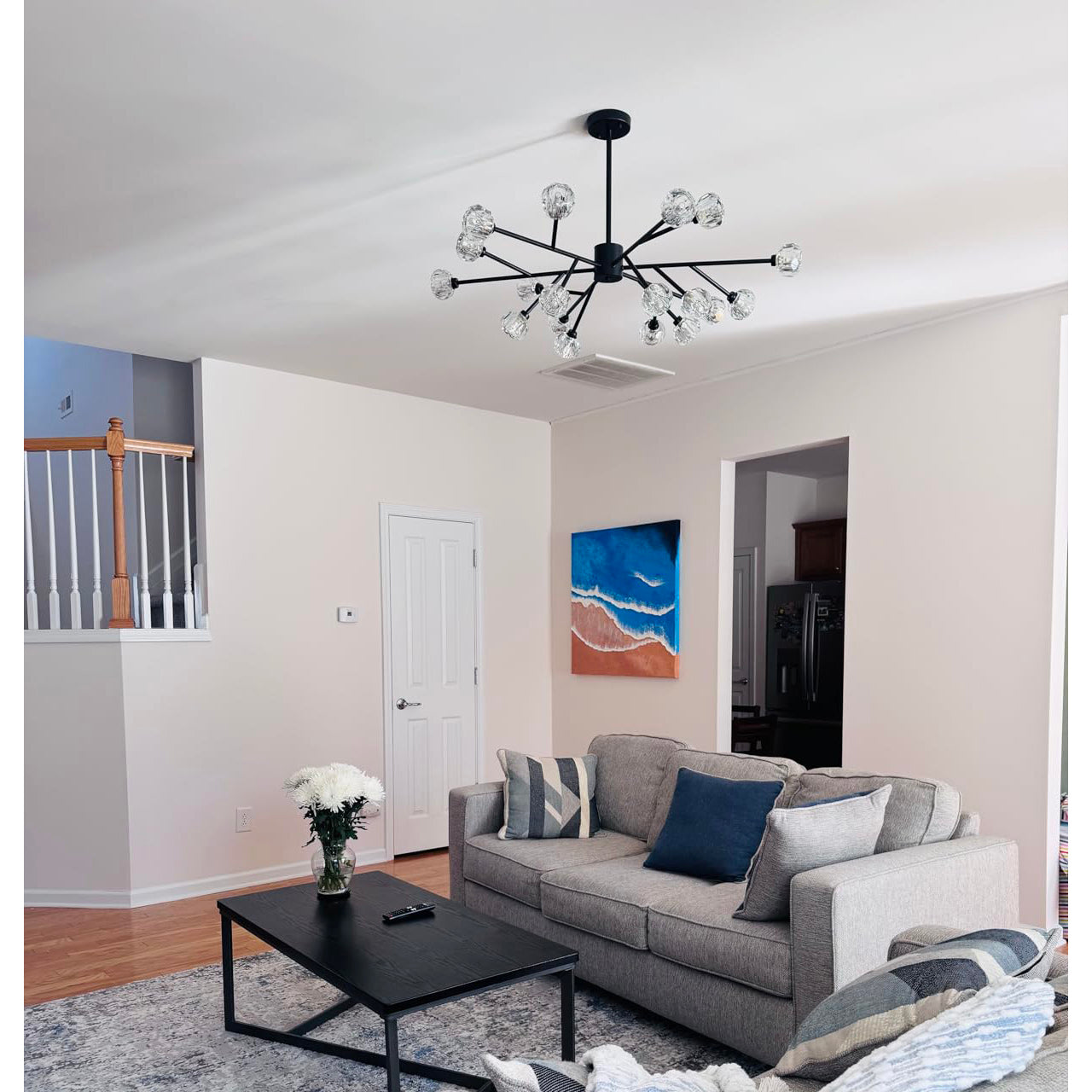 Lumerae 48 Inch Sputnik Globe Crystal Chandelier