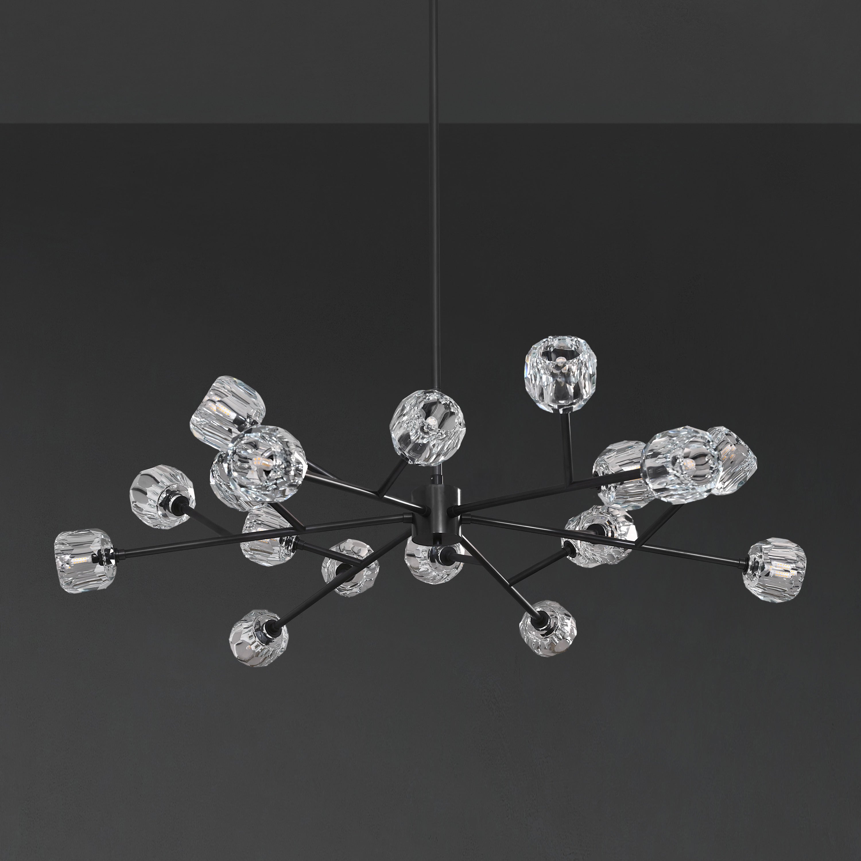 Lumerae 48 Inch Sputnik Globe Crystal Chandelier