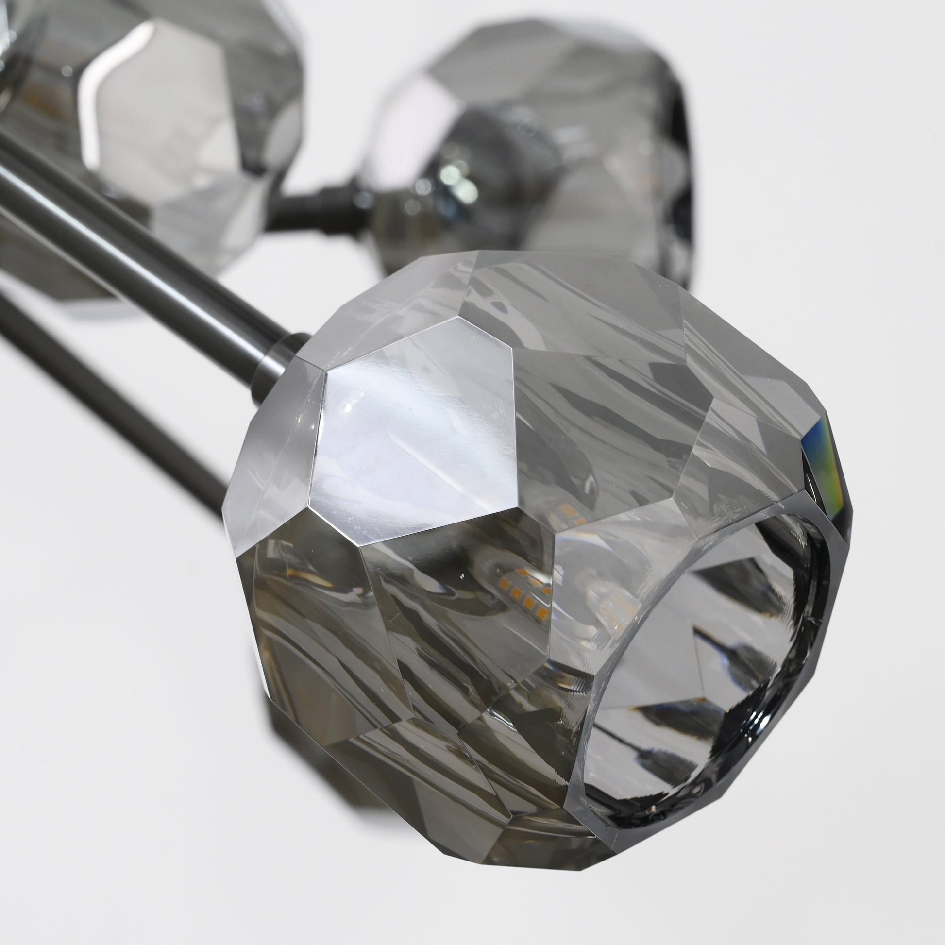 Lumerae 48 Inch Sputnik Globe Smoked Crystal Chandelier