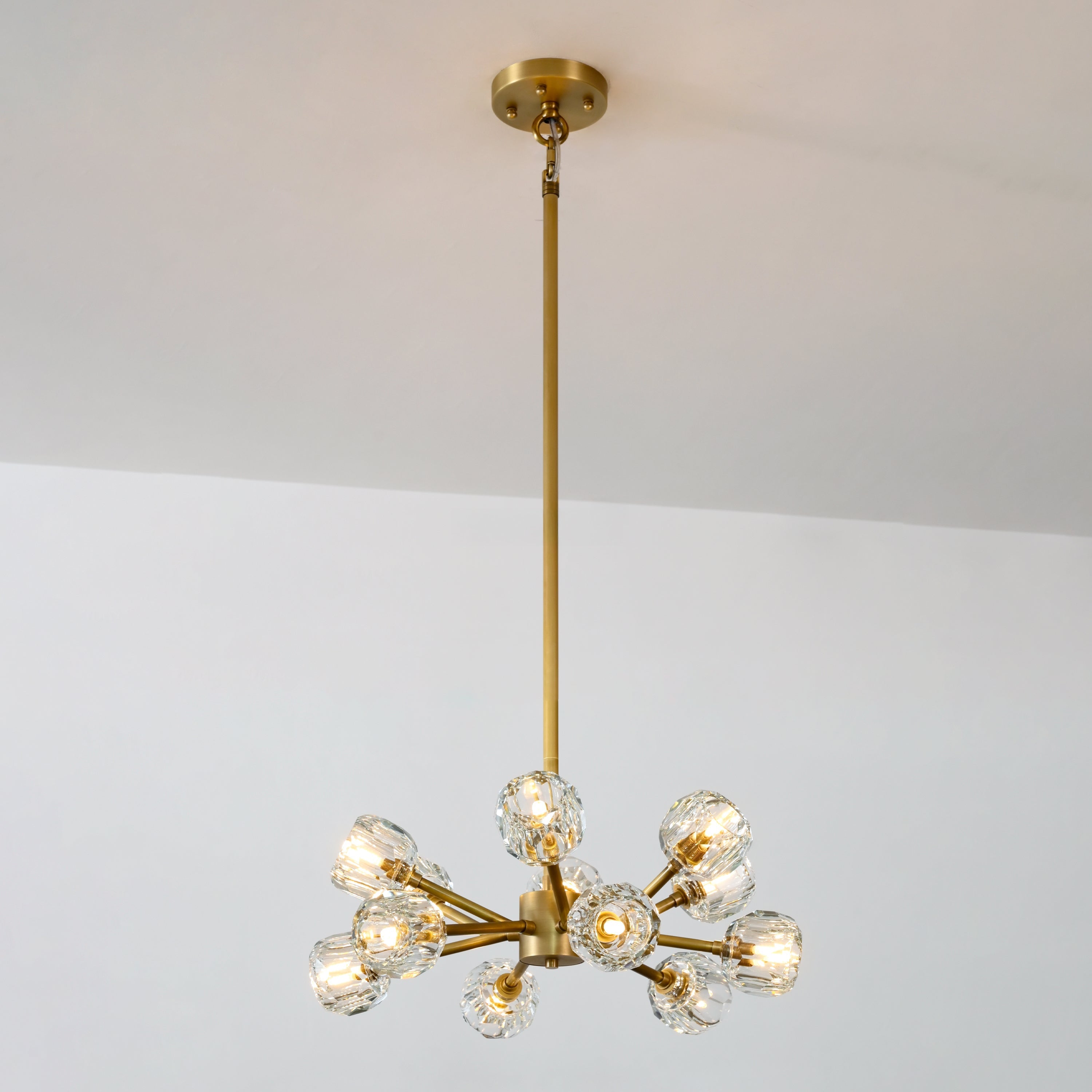 Lumerae 24 Inch Sputnik Globe Crystal Chandelier