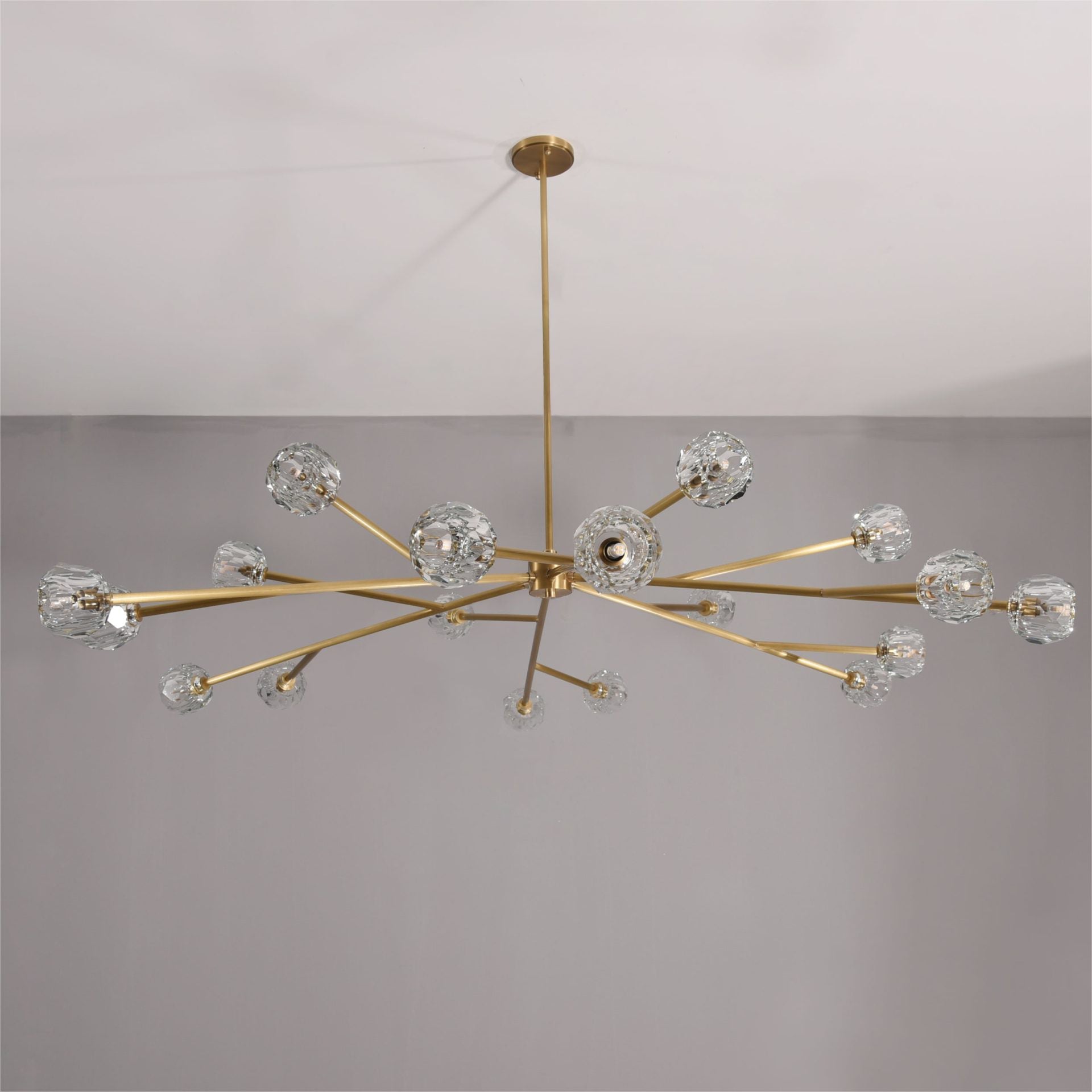 Lumerae 72 Inch Sputnik Globe Crystal Chandelier